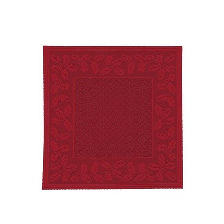 HERITAGE LACE Heritage Lace HV-3636R 36 x 36 in. Holly Vine Table Topper; Red HV-3636R